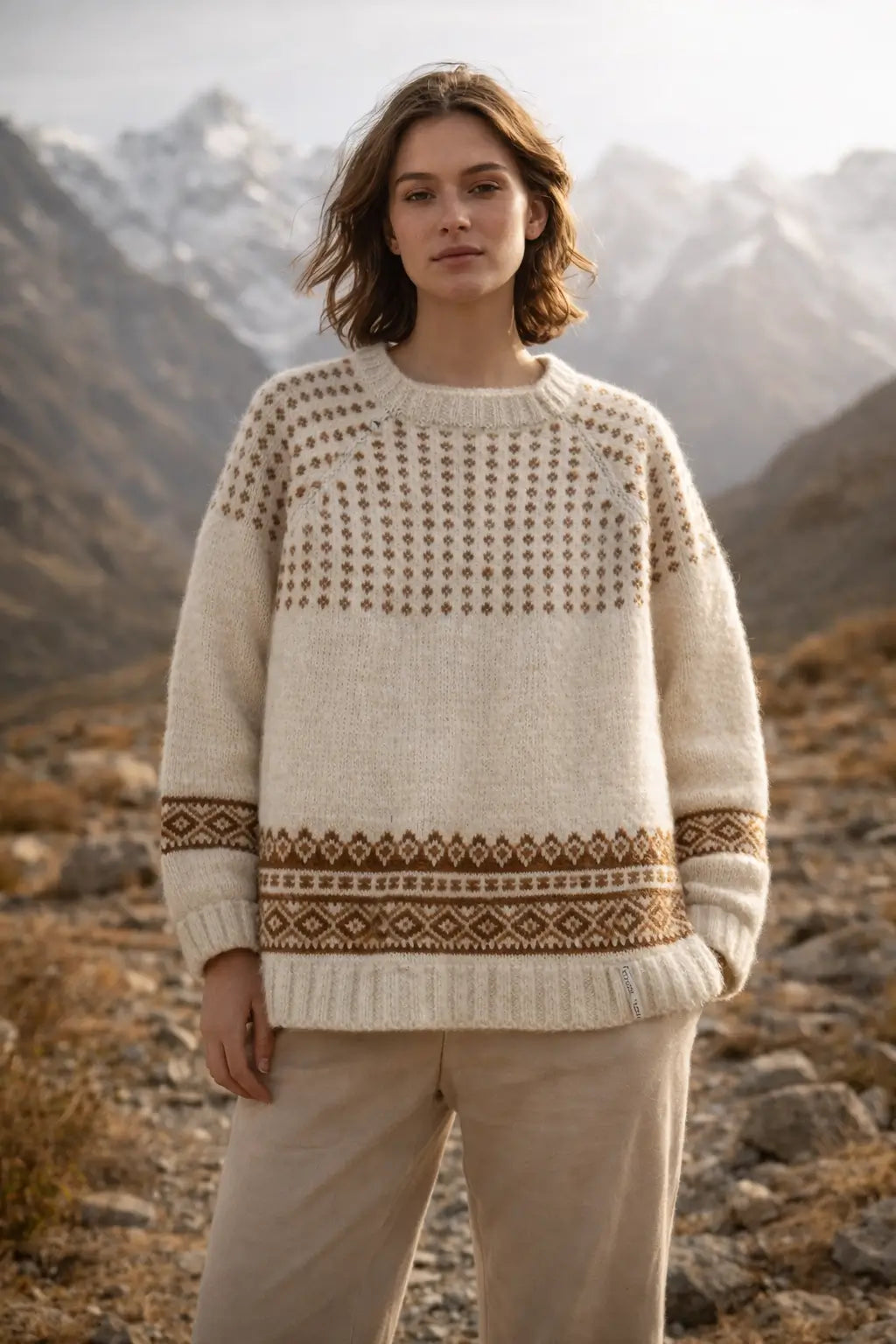 indigenous wool  sweater textile 