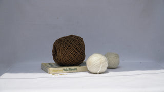 Rich Walnut Brown Yarn