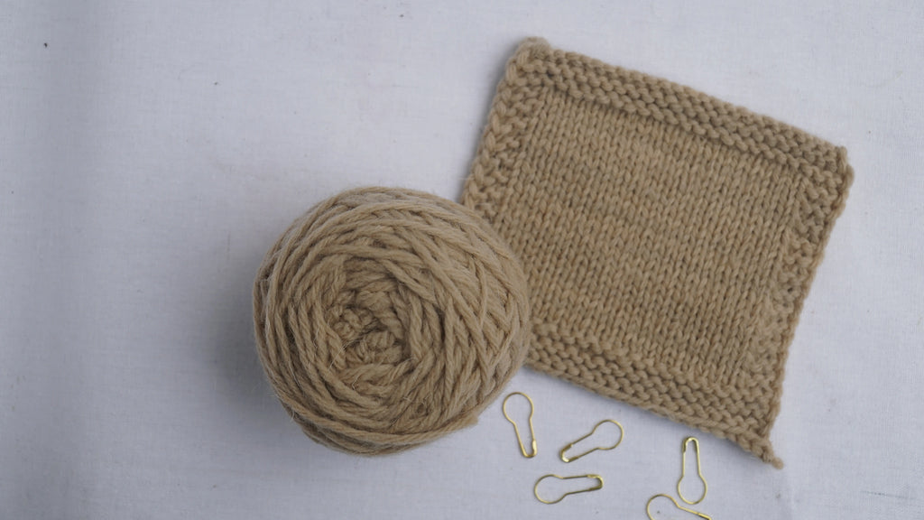 Warm Coffee Color Desi Oon | Natural Dye Wool Yarns