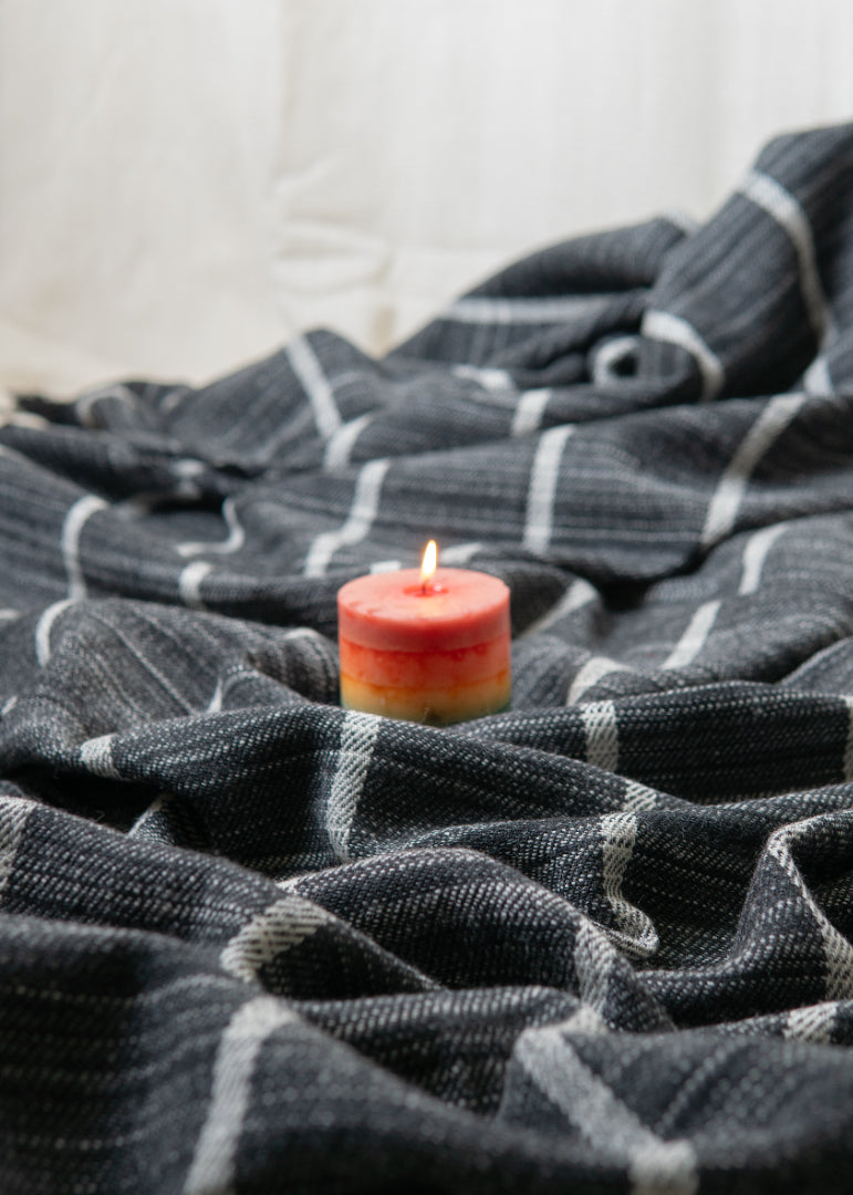 Hand-spun Himalayan Wool fabric 
